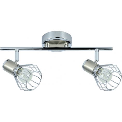 FAB 142292003  Striscia Mateo 2xe14 Cromo/Nichel 15x36.5x8.5 Cm (1/2)