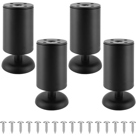Pieds Meuble réglables pour Pied canapé Salle Bain lit & Table 10 cm lot de 4 (1/4)