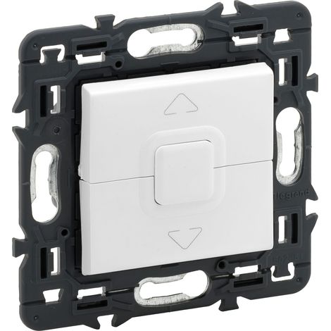 Pulsador persianas VALENA NEXT 6A blanco LEGRAND 741253 (1/2)