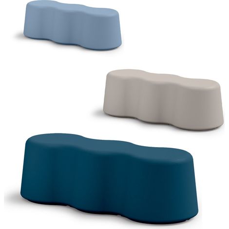 Veca S.p.a. Panca Peanuts 3 Posti 144 x 55 x 45 Cm Colore Giada (1/3)