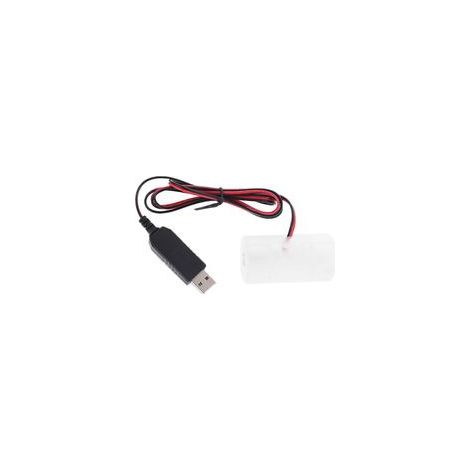 Adaptateur USB pour pile LR20 D 1,5 V 3 V 4,5 V 6 V - Lampe torche de cuisine - 1,5 V (1/5)