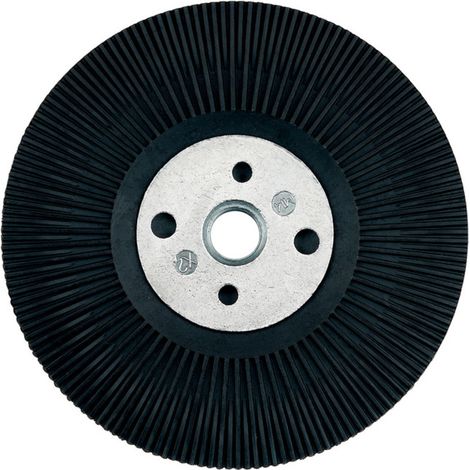 Plateau 112 mm M 14, avec ailettes de refroidissement metabo
