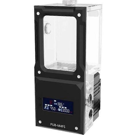 Réservoir de pompe à eau compact avec arrêt intégré, alarme de haute température, silencieux, panneau métallique / PUB-M4FS (1/5)