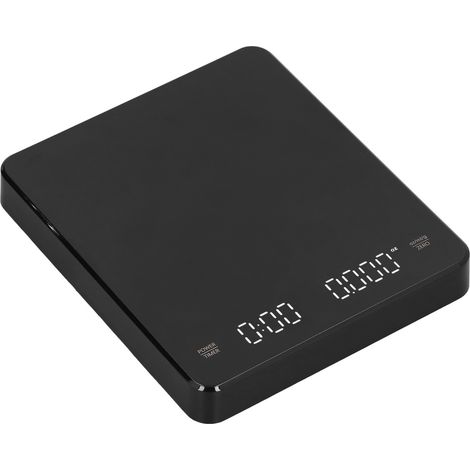 LED-Küchenwaage mit unsichtbarem Display, Kaffeetimer, 3 kg Genauigkeit, wiederaufladbare Kaffeewaage, hitzebeständig, für den Hausgebrauch (mit eingebautem Akku) (1/5)