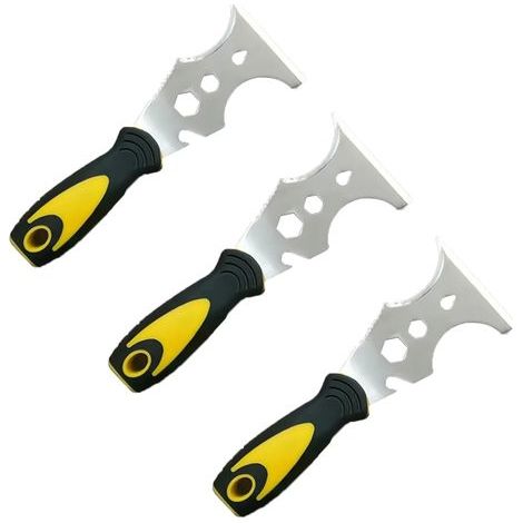 Grattatoio multifunzionale, utensile per pittori, spatola per stucco, raschietto per pittura per cartongesso, raschietto per pittura, coltello a (1/5)