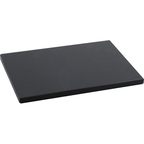 Metaltex 73381538 Chopping Board, Polyethylene 33 x 23 x 1.5 cm Black