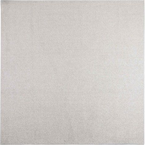 Tapis de surface Carré LUGO Crème et gris 120 x 120 cm