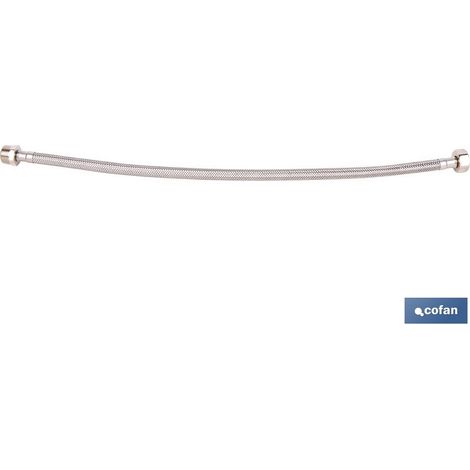 Connexion flexible inoxydable G1/2 x G1/2 50 cm (1/4)