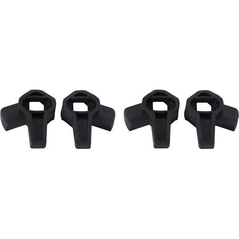 4x Motorhaubenverriegelungsmechanismus für Ford Fortwo 451 (2007-2014), links + rechts (Oberteilsatz)