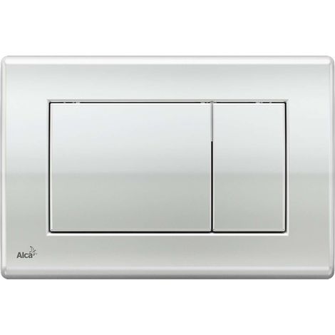 Alca Basic - Pulsador de descarga, cromo brillante M271 (1/3)