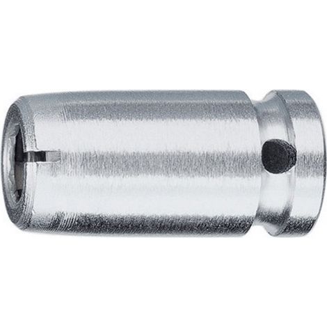 Raccord à prise de force à 6 pans 1/4'', entraînement à 4 pans 1/4'', avec segment d'arrêt, Long. totale : 25 mm (1/5)
