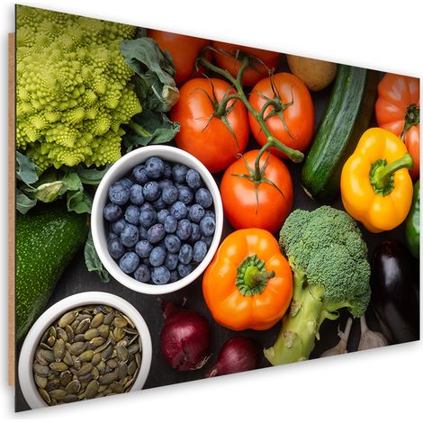 Quadro deco panel, Verdure fresche e frutta - 100x70 (1/5)
