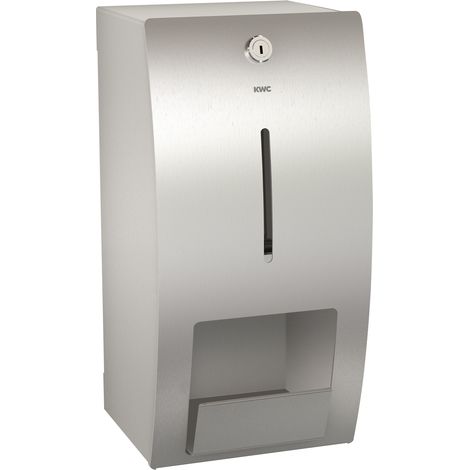 KWC AR WC-Doppelrollenhalter, STRATOS, Edelstahl, AP, 170x343x166 mm