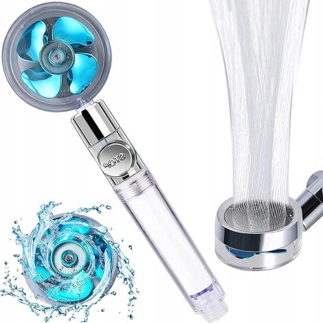 Soffione doccia con ventola a turbina, alta pressione, filtro EKO (1/5)