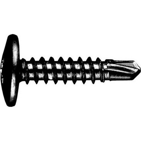 TAE NEGRO - TOR. BROCA CAB. ALOMADA BAJA. ZN NEGRO 4,2X16 ( 500 u.)