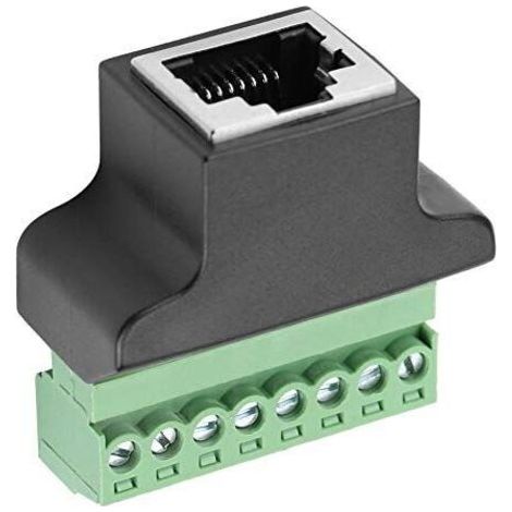 RJ45-Ethernet-Stecker mit Sicherheitsschraube, 8 Pins, für digitale CCTV-DVRs, Netzwerkadapter, Kabelbuchsen, Verlängerungsadapter. (1/4)