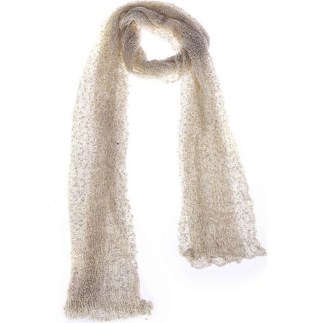 Accessoire photo pour nouveau-né : couverture extensible longue à ondulations pour bébé (beige)-150.00X40.00X1.00CM-Beige (1/2)
