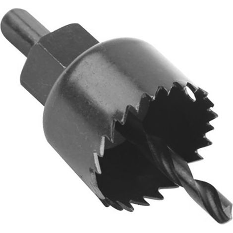 SKU00166 Kit de 15 scies cloches noires PR12-02 pour le travail du bois, emballage en boîte plastique, scie cloche pour plaques de plâtre, kit de perçage pour plafonds (1/5)