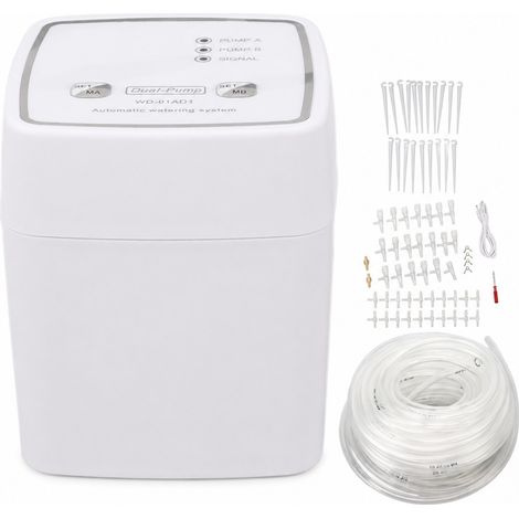 Filiyano – Kit d'irrigation goutte à goutte WiFi, double pompe, système d'arrosage automatique pour 20 plantes en pot, télécommande (1/5)