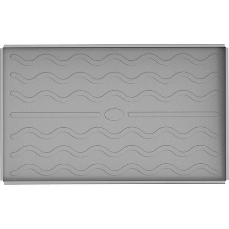 Tapis de cuisson pour barbecue, en silicone alimentaire, pour grillades en extérieur, compatible four et micro-ondes, 36 pouces (91 cm), gris (1/5)