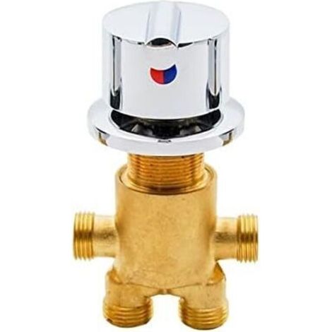 Robinet Baignoire Mélangeur De Bain Robinets De Douche Salle De Bains Robinet Eau Chaude Froide En Laiton Massif Mitigeur Robinet Trou Feuille Poignée Mélangeur