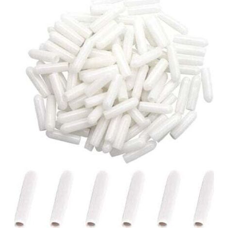 (Blanc)，Capuchons pour Lave-Vaisselle Panier[100 Pièces], Capuchon du Lave-Vaisselle, Capuchons pour Panier à Vaisselle, Accessoires Lave-Vaisselle, Antirouille (1/4)
