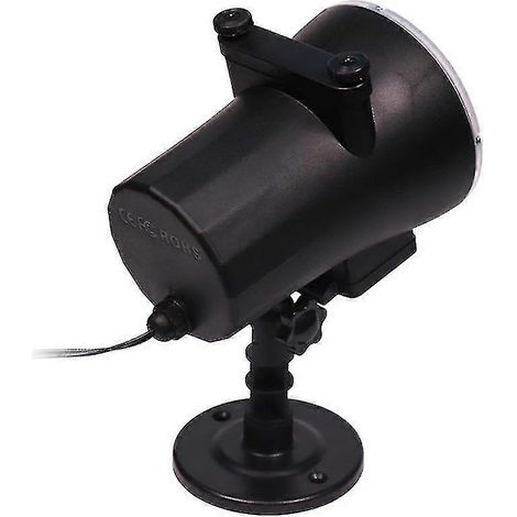Projecteur de flocons de neige LED lumineux pour jardin de Noël, idéal pour décorer une fête d'Halloween. (1/3)