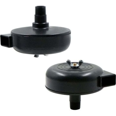 Filtre silencieux à air comprimé - 2 Pcs Compresseur d'air Filtre Silencieux, 3/8" 16mm Male Filetage Metal Coque Air Compresseur Silencieux Filtre pour les chaudières à compresseur d'air