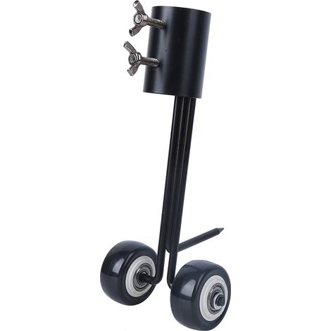 Rouleau de jardinage pour désherbage des joints de briques, outil d’accessoire de quincaillerie à poignée confortable noire. (1/5)