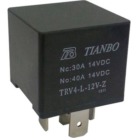 Tianbo Electronics TRV4 L-12V-Z Relais automobile 12 V/DC 1 inverseur (RT)