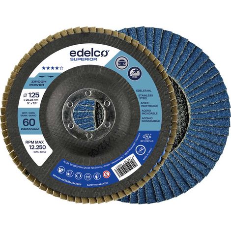 Schleifscheibe edelco zircon power zirconia 180 mm Zirkonium
