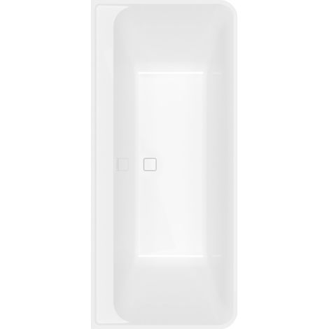 Baignoire droite murale 180 x 80 VILLEROY ET BOCH Collaro vidage blanc