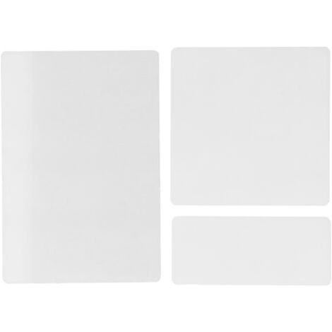 Tampon de découpe en plastique, 3 pièces, 22x15cm, 15x15cm, 15x6.5cm, plaque de Machine Standard (1/5)