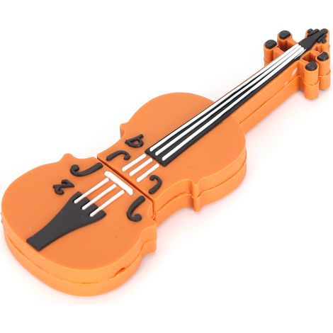 Clé USB 8 Go, motif violon mignon et original, idéale pour le stockage portable sur ordinateur. (1/5)
