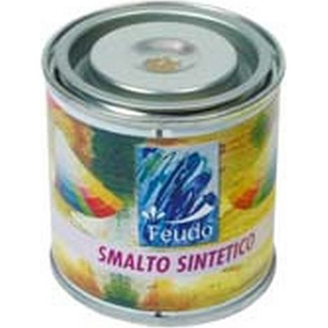 6PZ SMALTO SINTETICO LUCIDO ml 125 (LACK 82) - ml.125 marrone cioccolato RAL 80