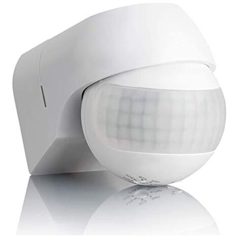 AGE Osqi – Détecteur de mouvement infrarouge extérieur – Portée 30 m – Angle de détection 180° – Réglage luminosité 3 à 2000 lux (1/5)