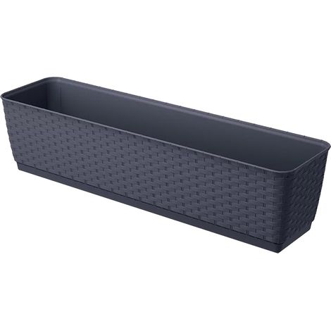 MACETERO RATOLLA BOX 590mm ANTRACITA (1/5)