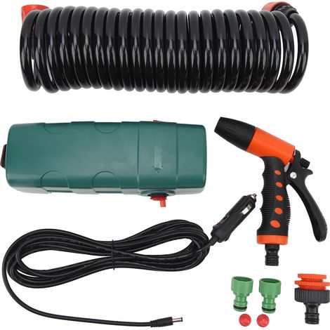 Kit Pompe de Lavage 12V 1.8GPM 5.5BAR Portable Système Nettoyage Eau pour Camping-Car Bateau Jardin (1/5)