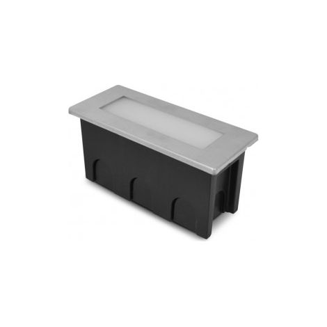 Spot encastrable sol LED rectangle 1.5W 4000K – Lumière blanche neutre – Pour extérieur – Indice de protection IP65 – Miidex Lighting (1/5)