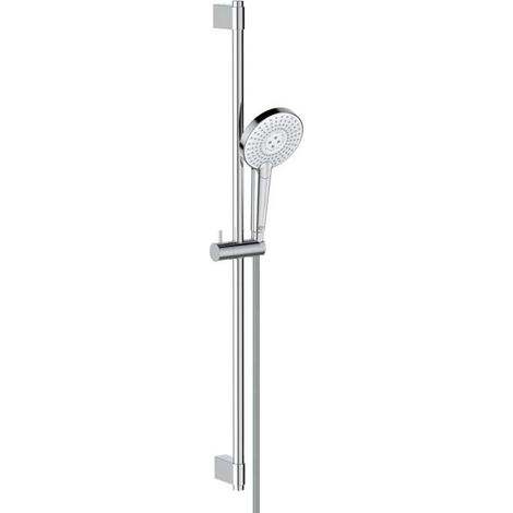 Ideal Standard Idealrain Evo Jet - Conjunto de ducha Circle, barra 90 cm con teleducha, 3 chorros, cromo B1763AA (1/5)