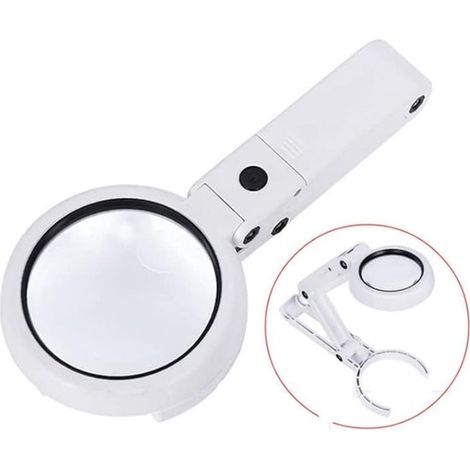 Lampe loupe avec éclairage LED - Loupe : 5X/11X - Lampe de lecture (1/5)
