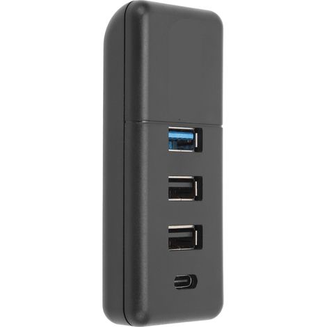 Hub USB Voiture Charge Rapide Transfert de Données 4 en 1 Station d'Accueil Boîte à Gants Remplacement pour Tesla Model Y 3 (1/5)