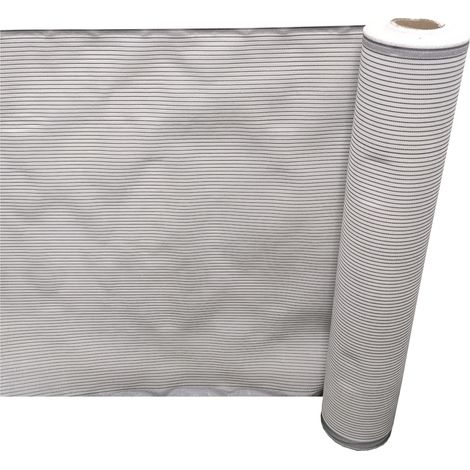 Malla Ocultación 2X50M 100% Poliamida Alta Densidad 80% Ocultación Malla Sombreo Blanco (1/5)