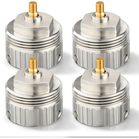 Adaptateur de valve radiateur en métal 4 paquets pour RAVL 26mm à tête thermostatique M30 x 1.5, Accessoires de chauffage durables