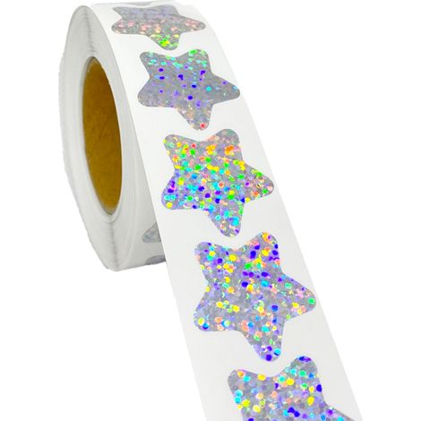 Autocollant laser arc-en-ciel - I119 - 1,5 pouces - 3,8 cm (1/5)