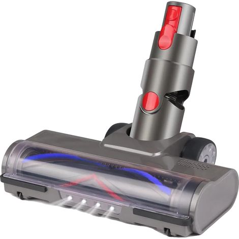 Cepillo giratorio, pieza de repuesto para aspiradora, compatible con Dyson V7 V8 V10 V11 V15, material duradero, rotación flexible, negro. (1/2)
