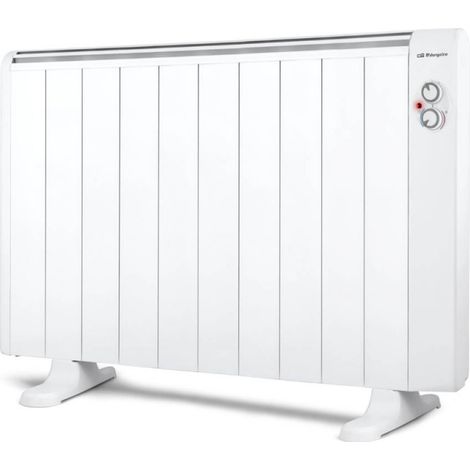 Suinga – Radiateur bain d'huile 1800W – 10 éléments – Télécommande et minuterie – Système de chauffage propre sans huile – Dimensions 585x875x75mm