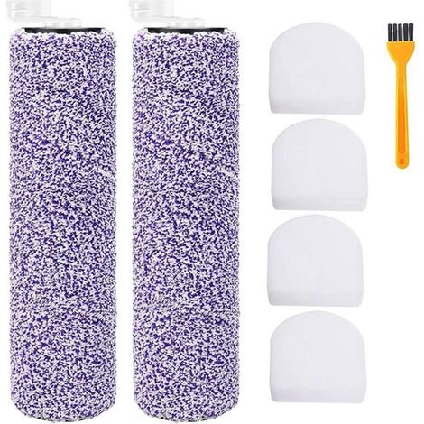 Rodillo de cepillo y filtro de espuma de repuesto para aspiradoras Shark HydroVac WD101, WD201, WD100 y WD200 (1/5)