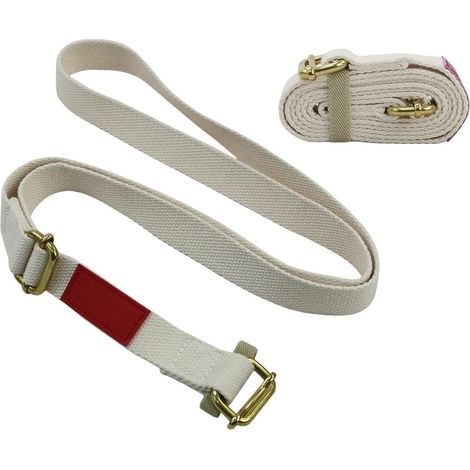 Sangles de yoga Ceinture d'entraînement Sangle yoga pour étirement Pour entraînement, gym à domicile, exercice, Pilates, ballet, remise en forme, jambes, bras, dos (1/5)