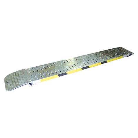 Aluminiumrampe 2,50m, Verladerampe ohne Rand, Breite 200mm - als Einzelstück - 67.632